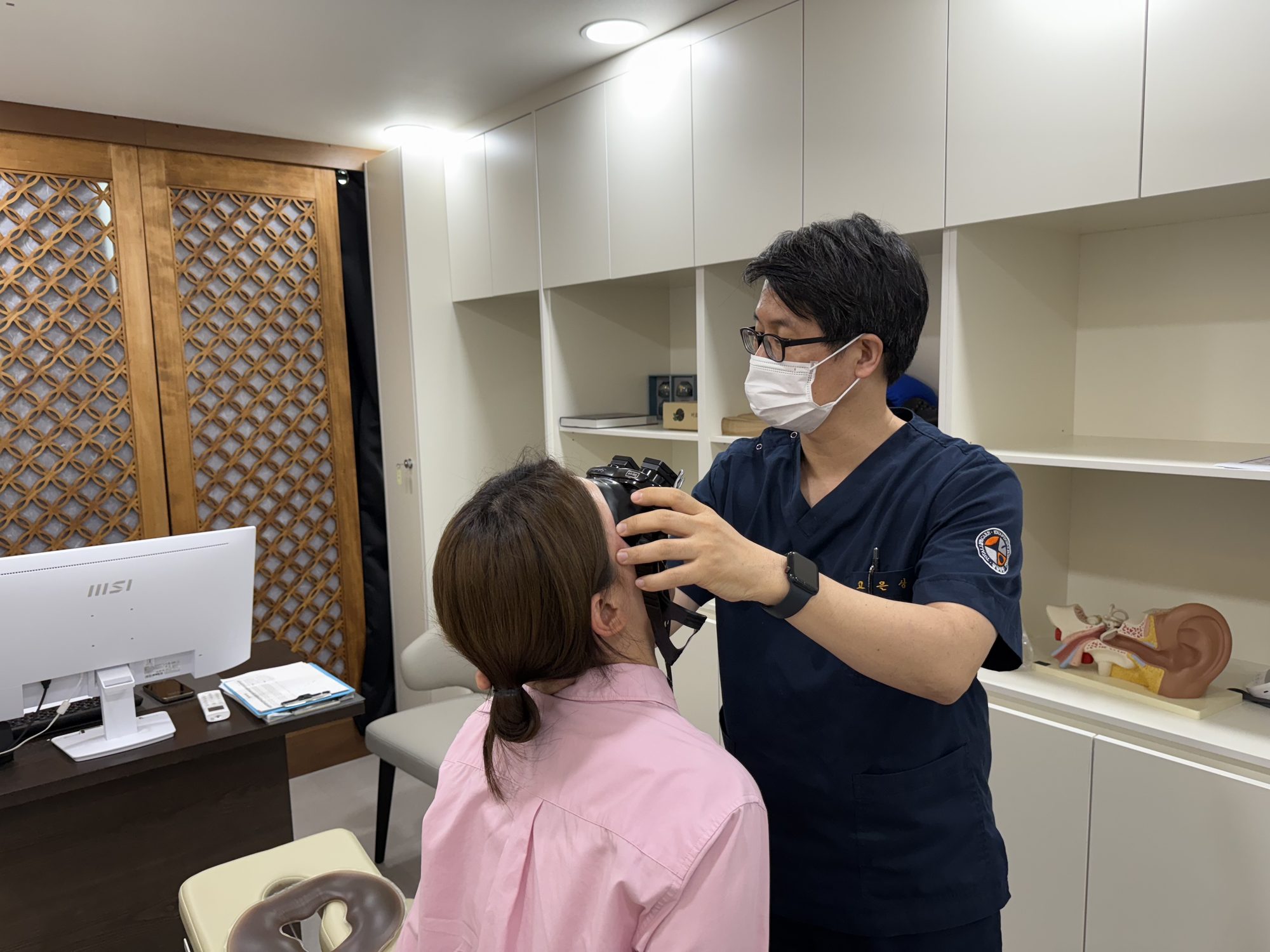 前庭機能の眼球運動検査用ゴーグル